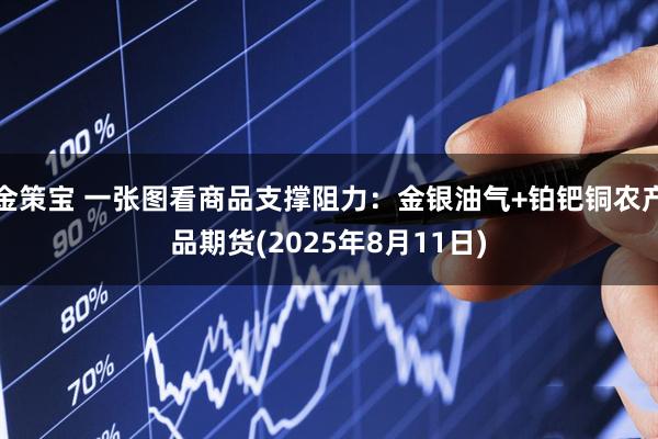 金策宝 一张图看商品支撑阻力：金银油气+铂钯铜农产品期货(2025年8月11日)